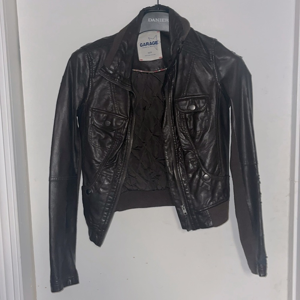 Vintage Garage Leather Jacket